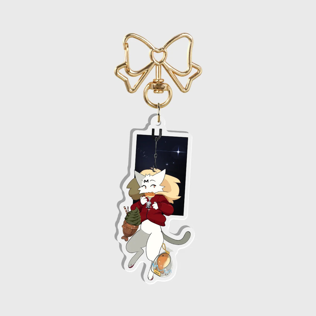 Furry, Cat Mis, Holographic Keychain