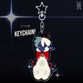 Cult Of The Lamb, Furry Lamb On Their Knees Holographic Keychain Cotl