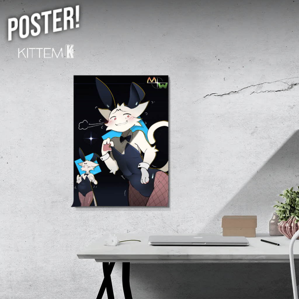 Furry, Cat Mis, Holographic Poster